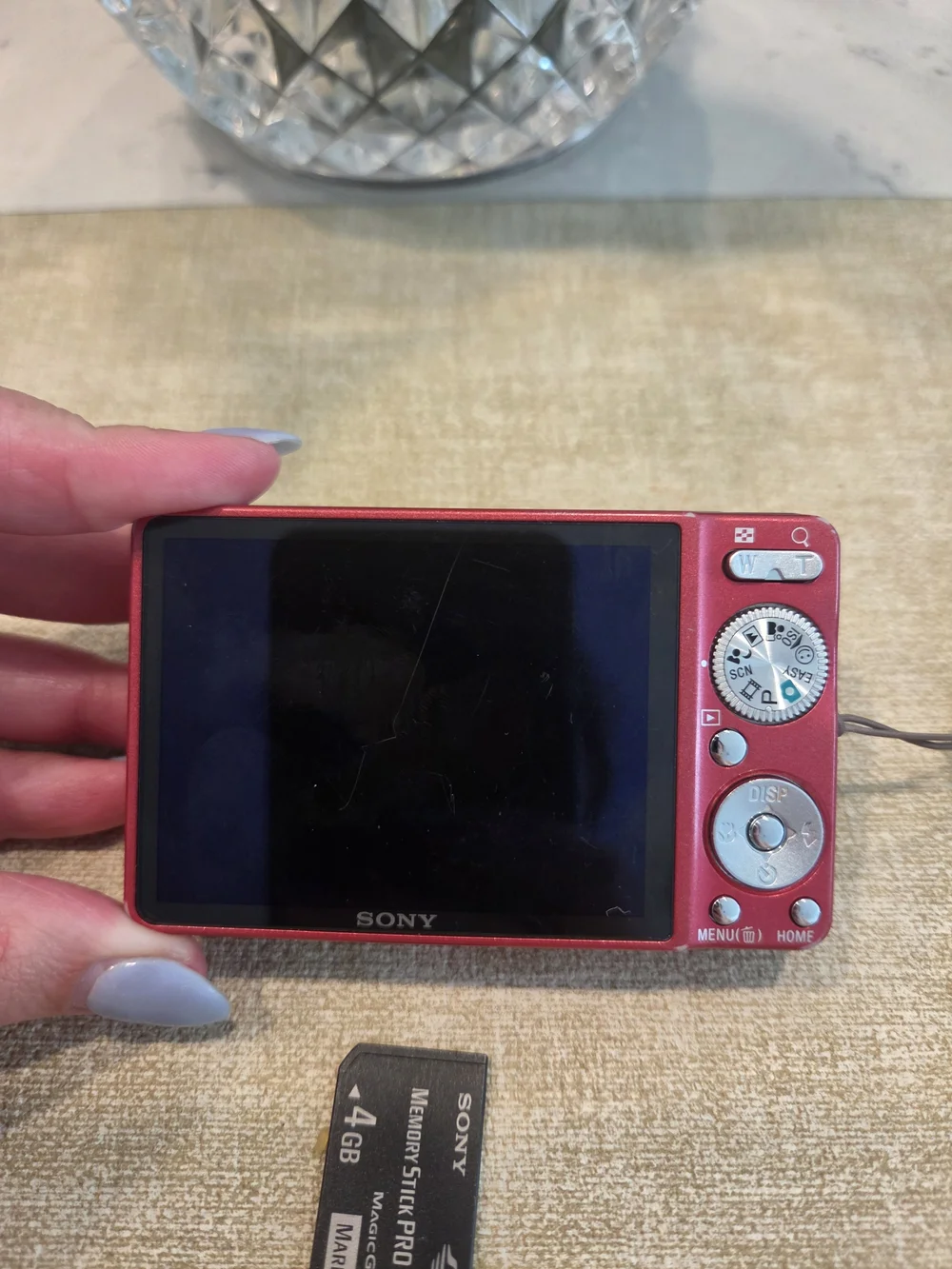 Sony Cyber-shot DSC-W230 RED 12.1MP Digital Camera - Y2K Digicam Bundle